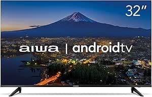 Imagem da oferta Smart TV Aiwa 32”, Android, HD, Borda Ultrafina, HDR10, Dolby Áudio - AWS-TV-32-BL-02-A