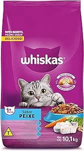 Imagem da oferta whiskas Ração Whiskas Peixe Para Gatos Adultos 10 1 Kg
