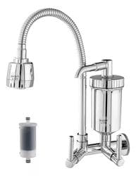 Imagem da oferta Torneira Com Filtro Gourmet ABS Pia Cozinha De Parede Cromado