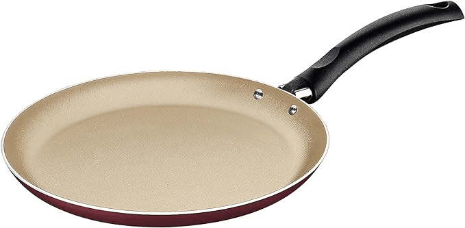 Imagem da oferta Panquequeira Tramontina Turim em Alumínio com Revestimento Interno e Externo em Antiaderente Starflon Max Vermelha 18 cm