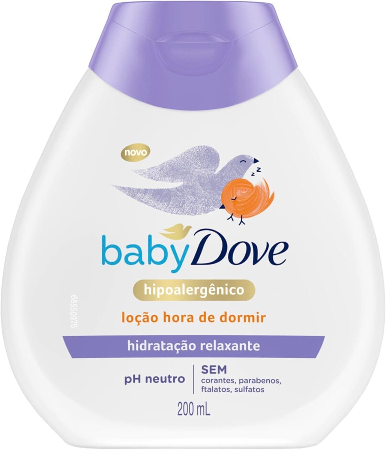 Imagem da oferta Loção Corporal Hidratação Relaxante Dove Baby Hora de Dormir Frasco 200ml, Baby Dove