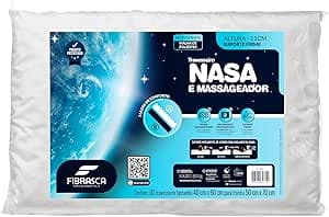 Imagem da oferta Travesseiro Nasa e Massageador Ortopédico - P/fronhas 50 x 70 cm - Fibrasca