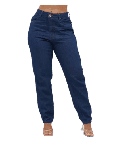 Imagem da oferta Calça Jeans Feminina  Premium Mon Cintura Alta Blogueira