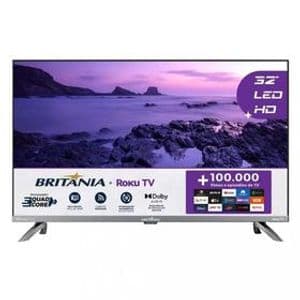 Imagem da oferta Smart TV Britânia 32 Polegadas LED BTV32G7PR2CSGBLH