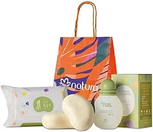 Imagem da oferta Presente Natura Mamãe e Bebê Colônia 100 mL+Sabonetes+Lenço