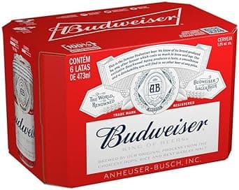Imagem da oferta Pack de Budweiser Lata 473ml, 12 Unidades