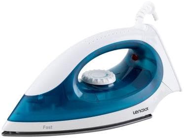 Imagem da oferta Ferro de Passar Roupa a Seco Portátil Lenoxx - Fast PFF603 Azul e Branco