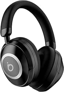 Imagem da oferta Fone de Ouvido Bluetooth, Basike BT21 Headphone Bluetooth, Redução de Ruído do ANC com Microfone, Certificação Hi-Pure Audio, 30 Horas de Duração da Bateria (Preto)