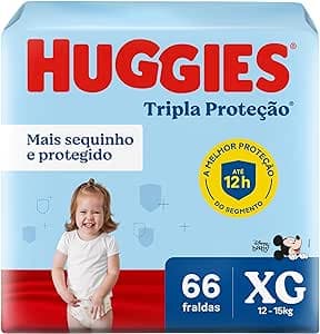 Imagem da oferta Huggies Fralda Tripla Proteção XG 66 Un