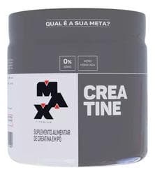 Imagem da oferta Suplemento Creatina Max Titanium Monohidratada em Pó Pote 300g Creatina Po Sem Sabor