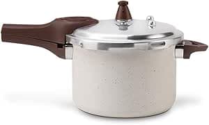 Imagem da oferta Brinox - Panela de Pressão 4,2L Antiaderente Ceramic Life com Fundo de Indução Pressure - Vanilla