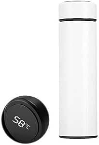 Imagem da oferta Garrafa Térmica Café, Água C/Sensor De Temperatura Em Led Cor:Branco