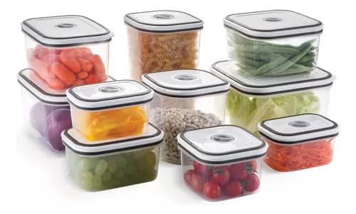 Imagem da oferta Conjunto 10 Potes Herméticos Com Tampa Easy-open Electrolux