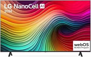 Imagem da oferta Smart Tv 4k 70" Lg Nanocell 70nano80t Processador Α5 Ger7 Ai Hub De Esportes Alexa/chromecast Integrado Webos 24 Controle Smart Magic