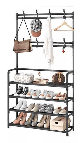 Imagem da oferta Sapateira Organizador Porta Sapatos 12 Pares C/ Ganchos Arp1