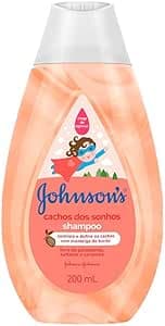 Imagem da oferta Johnson's Baby Shampoo Infantil Para Cabelos Cacheados Cachos Dos Sonhos, 200ml