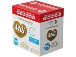 Imagem da oferta Lenço Umedecido Mili Premium Love & Care 500 unidades