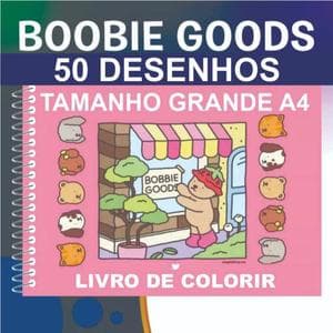 Imagem da oferta Livro De Colorir Bobbie Goods Rosa Colorir 50 Páginas A4 Grande Encadernado - Gráfica Giro Sp