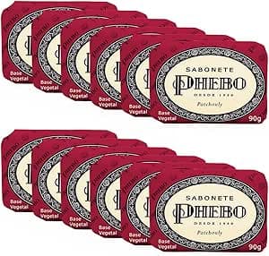Imagem da oferta Phebo Sabonete, Patchouli, 90g, 12 Unidades