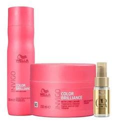 Imagem da oferta Wella Professionals Invigo Color Brilliance Kit - Shampoo + Máscara + Óleo Capilar