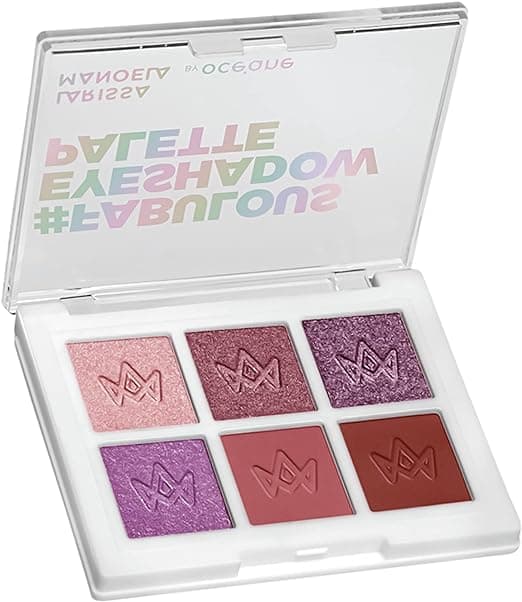 Imagem da oferta Océane, Paleta de Sombras Larissa Manoela Fabulous, Versátil e Compacta, Alta Fixação e Pigmentação, Textura Macia, com 4 Tons Cintilantes e 2 Mattes