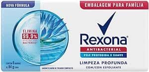 Imagem da oferta Rexona Sabonete em Barra Limpeza Profunda 84 G, 6 Barras