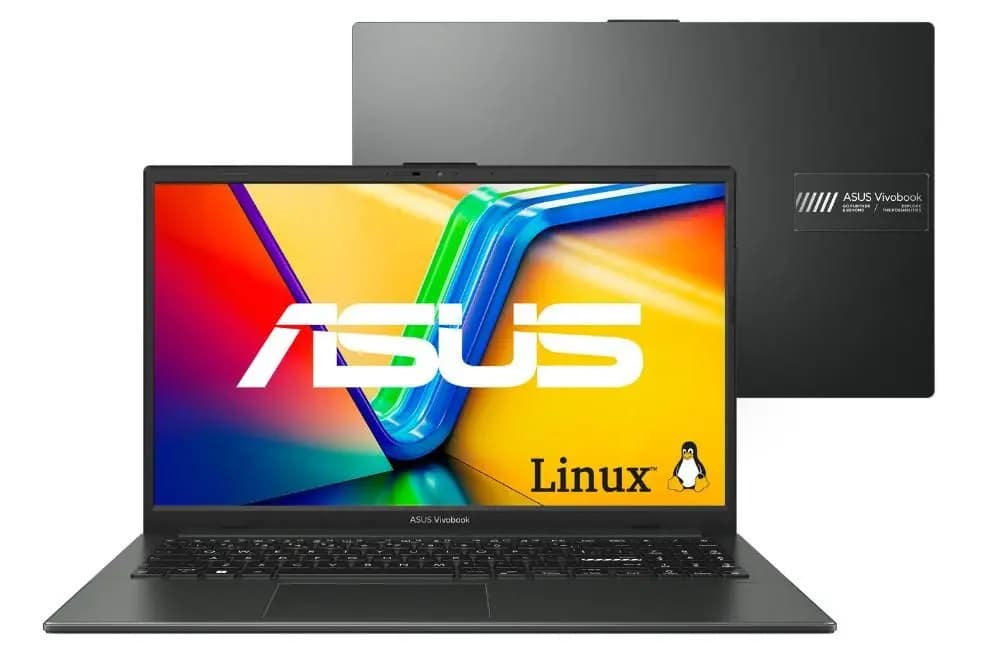 Imagem da oferta Notebook ASUS Vivobook Go 15 E1504FA AMD Ryzen 3 7320U 4GB Ram 128GB SSD Linux KeepOS Tela 15,6" FHD Black - NJ1291