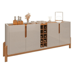 Imagem da oferta Aparador Buffet Sala Lizz 190cm com Pés de Madeira Maciça - Casa D