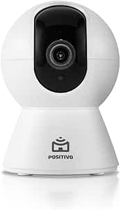 Imagem da oferta Smart Câmera Bot Wi-Fi 360° Positivo Casa Inteligente 2ª Geração, 1080p Full HD, 15 FPS, Detecção de Movimentos, Visão Noturna, Áudio Bidirecional - Bivolt, Compatível com Alexa