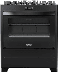 Imagem da oferta Fogão 5 Bocas Preto com Mesa de Vidro e Timer Digital Dako Supreme Black Glass Bivolt