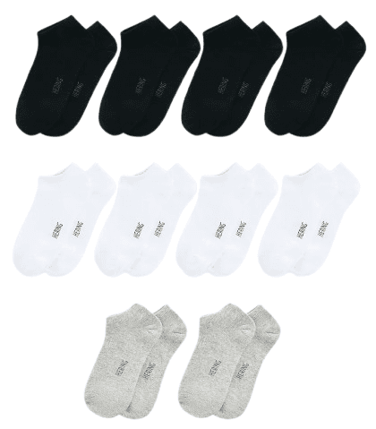 Imagem da oferta Kit 10 Pares De Meias Soquete Unissex Hering