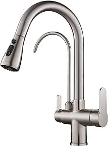 Imagem da oferta YESOP Torneira De Bancada Cozinha P/filtro Extensível Monocomando Cozinha Pia Escovado