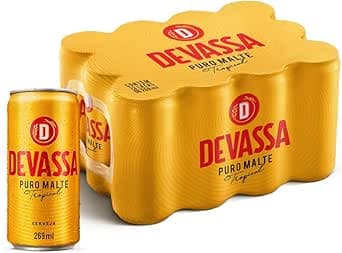 Imagem da oferta Cerveja Devassa Puro Malte, Pack 12 Latas de 269ml
