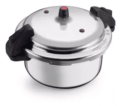 Imagem da oferta Panela De Pressão Aluminio Nacional 12l Fechamento Externo Cor Alumínio Polido