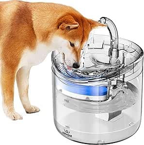 Imagem da oferta 1.8L Bebedouro Gato Tipo Fonte, Bebedouro Fonte De Água Para Cães Gatos Elétrico Pet,Substituição Do Filtro Da Fonte Para Gatos (Modelo 1)