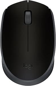 Imagem da oferta Mouse sem fio Logitech M170 com Design Ambidestro Compacto, Conexão USB e Pilha Inclusa - Preto