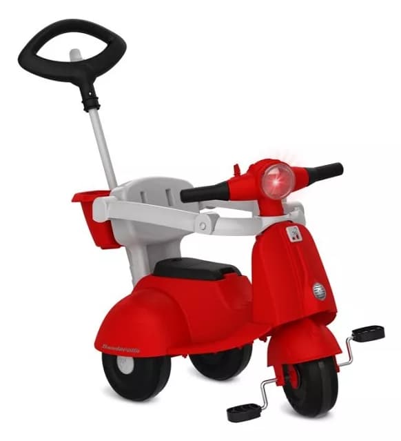 Imagem da oferta Triciclo Banderetta Passeio E Pedal Vermelho Bandeirante
