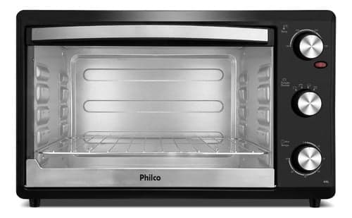 Imagem da oferta Philco PFE44P Forno Elétrico  Dupla Resistência 44l Cor Preto 110V