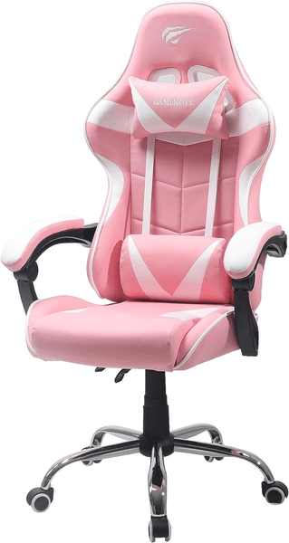 Imagem da oferta Cadeira Gamer Havit - Gc933 Ultimate - Rosa E Branca (pink)