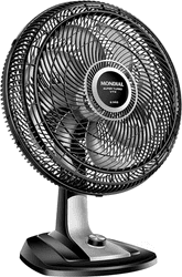 Imagem da oferta Ventilador 40cm Super Turbo 8 Pás, Mondial, Preto/Prata, 140W, 220V - VTX-40-8P