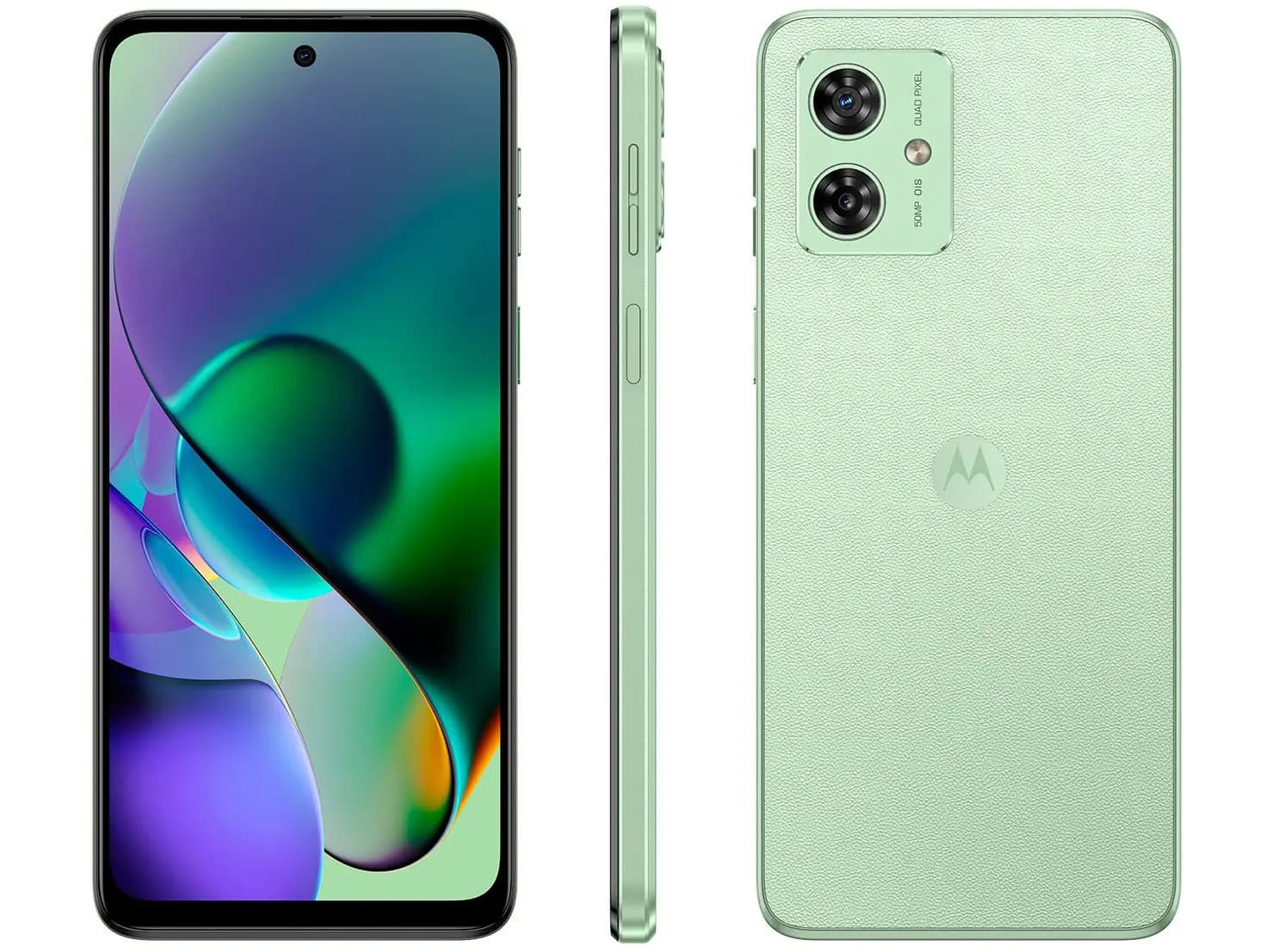 Imagem da oferta Smartphone Motorola Moto G54 256GB Verde 5G 8GB RAM 6,5" Câm. Dupla + Selfie 16MP Dual Chip