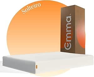 Imagem da oferta Colchão Solteiro de espuma Emma Basics 14cm - Firme e ortopédico com 5 anos de garantia