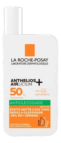 Imagem da oferta Protetor solar facial antioleosidade anthelios airlicium fps 50 sem cor 40ml La Roche-posay