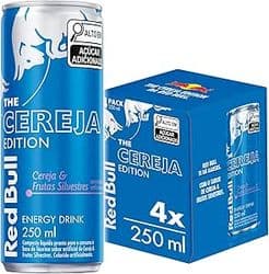 Imagem da oferta Pack de 4 Latas Red Bull Energético, Cereja e Frutas Silvestres, 250ml