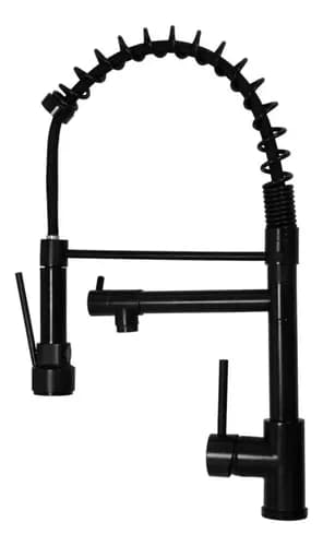 Imagem da oferta Stillus Home Gourmet Torneira Cozinha Monocomando Preto Fosco 50 cm
