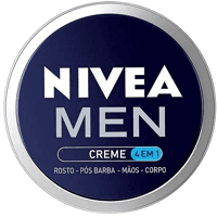 Imagem da oferta Nivea Men Creme 4 Em 1 75g - Hidratação Intensa, Evita Ressecamento, Com Vitamina E, Textura Creme, Rápida Absorção
