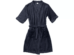 Imagem da oferta Roupão De Inverno Atlântica Kimono De Microfibra Azul Marinho