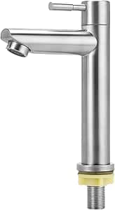 Imagem da oferta Torneira Para Banheiro em Aço inox Escovado Baixa Amazonas Pingoo.casa - Prata