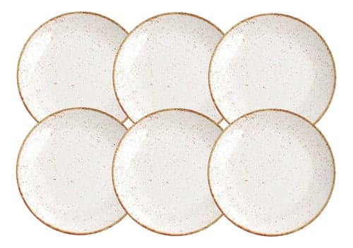Imagem da oferta Jogo Pratos Rasos Tramontina Rústico Porcelana Decorada 6 Pç