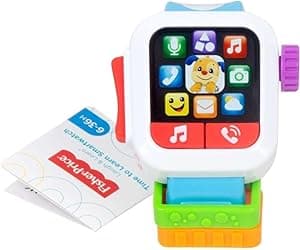 Imagem da oferta Fisher-Price, Meu Primeiro Smartwatch, Aprender e Brincar, Estimula o Desenvolvimento, Brinquedo para Bebês, A partir 6 meses